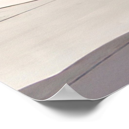 Giraffe Palm Springs Art Print, Giraffe met Poster (Hoek)