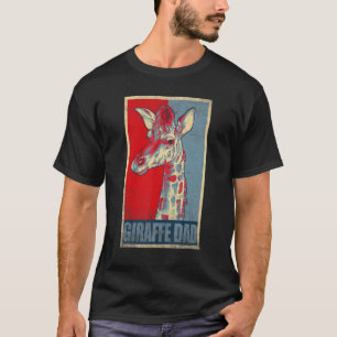 Giraffe Pap Papa Giraffe Leuke Vader's Da T-shirt