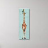 GIRAFFE & PAPEGAAI CANVAS AFDRUK (Voorkant)
