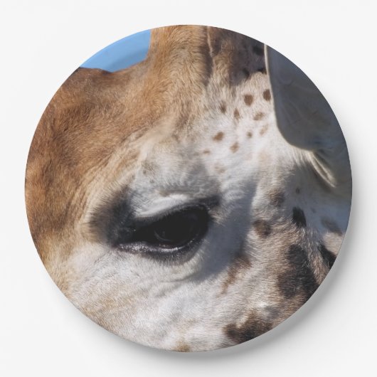 GIRAFFE PAPIEREN BORDJE (Voorkant)