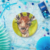 Giraffe Papieren Bordje (Feest)