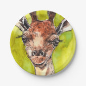 Giraffe Papieren Bordje (Voorkant)