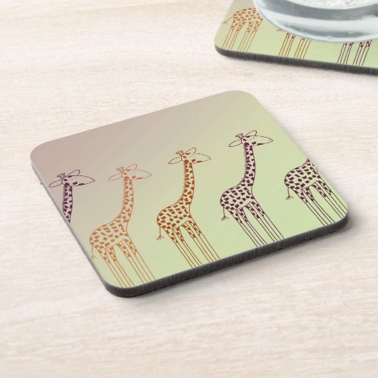 Giraffe Parade Bier Onderzetter (Linkerzijde)