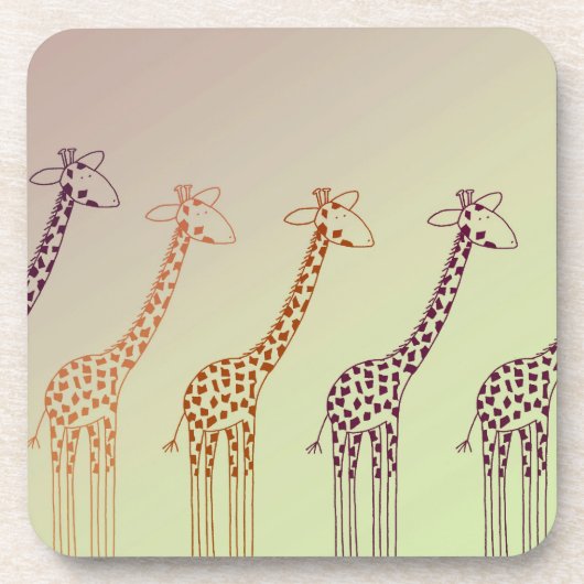 Giraffe Parade Bier Onderzetter (Voorkant)