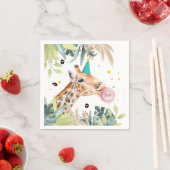 Giraffe Partij Dieren Verjaardag Zoo Safari Servet (Insitu)