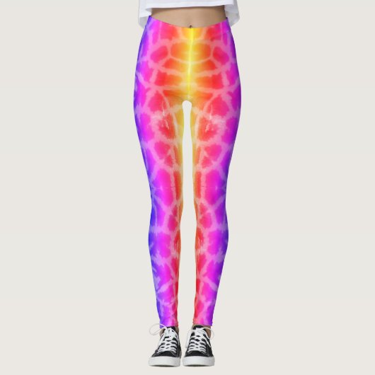 Giraffe Partij Leggings (Voorkant)