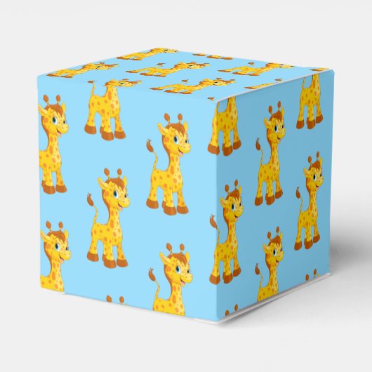 Giraffe Party for Box Bedankdoosjes (Achterkant)