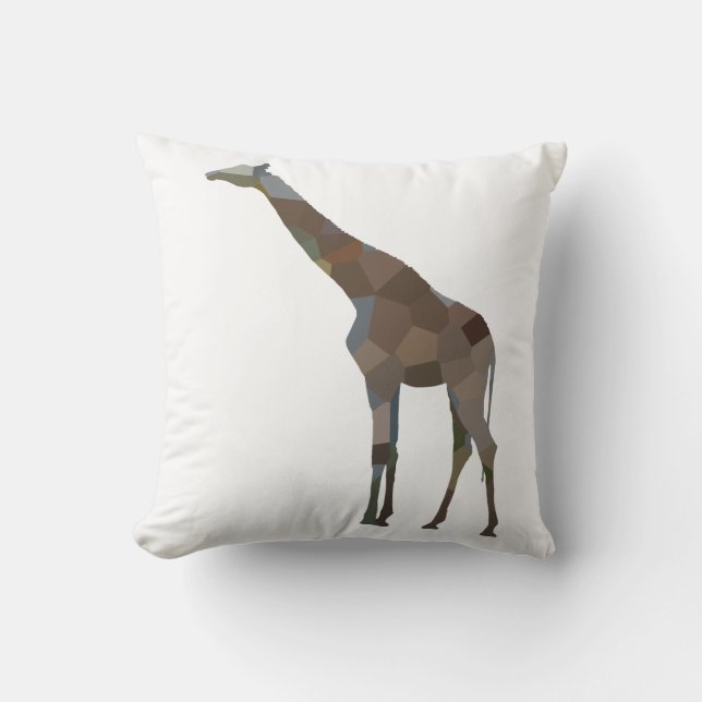 Giraffe patchwork kussen (Voorkant)