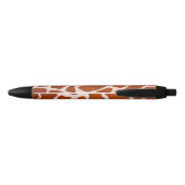 Giraffe Patroon afdrukken Zwarte Inkt Pen (Achterkant)