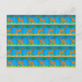 Giraffe (patroon) - Ansichtkaart Briefkaart (Voorkant)