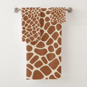 Giraffe Patroon Bad Handdoek