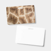 Giraffe patroon badge (Voor- en achterkant)