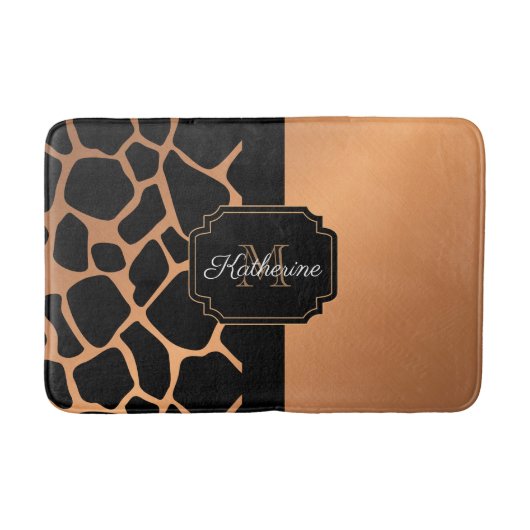 Giraffe Patroon Badmat (Voorkant)