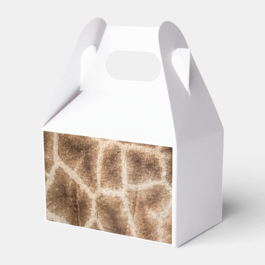 Giraffe patroon bedankdoosjes (Achterkant)