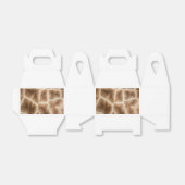 Giraffe patroon bedankdoosjes (Uitgevouwen)
