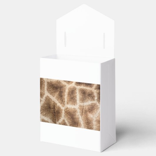 Giraffe patroon bedankdoosjes (Geopend)
