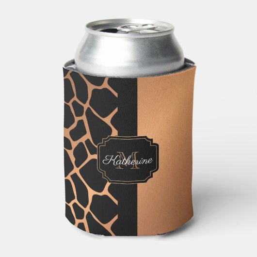 Giraffe Patroon Blikjeskoeler (Blikje Voorkant)