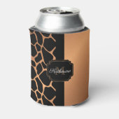 Giraffe Patroon Blikjeskoeler (Blikje Achterkant)