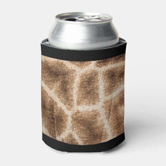 Giraffe patroon blikjeskoeler (Blikje Voorkant)
