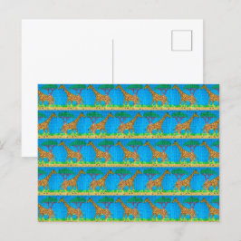 Giraffe (patroon) - Briefkaart
