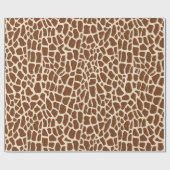 Giraffe Patroon Cadeaupapier (Vlak)