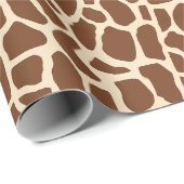 Giraffe Patroon Cadeaupapier (Rol Hoek)