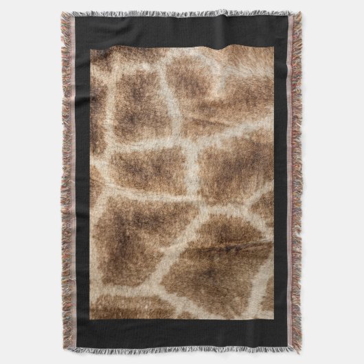 Giraffe patroon deken (Voorkant Verticaal)