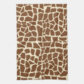 Giraffe patroon dierlijke afdruk theedoek (Verticaal)