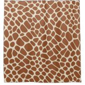 Giraffe Patroon Douchegordijn (Voorkant)