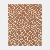 Giraffe Patroon Fleece Deken (Voorkant)