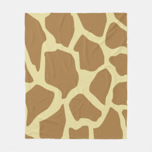 Giraffe Patroon Fleece Deken