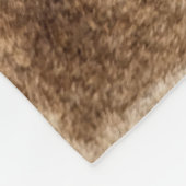 Giraffe patroon fleece deken (Hoek)
