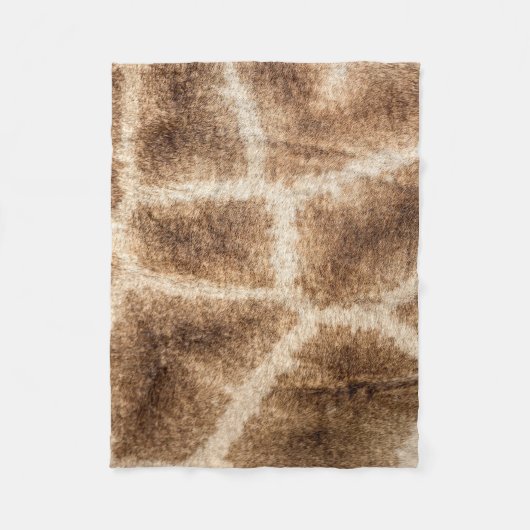 Giraffe patroon fleece deken (Voorkant)