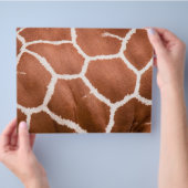 Giraffe patroon flyer (Hand)