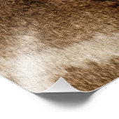 Giraffe patroon foto afdruk (Hoek)