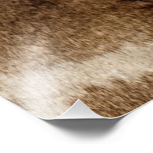 Giraffe patroon foto afdruk (Hoek)