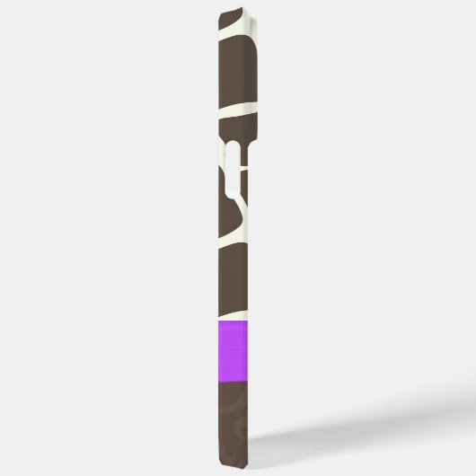 Giraffe Patroon Gedrukt lint en rohineston Case-Mate iPhone Case (Achterkant / Rechts)