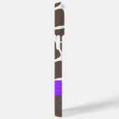 Giraffe Patroon Gedrukt lint en rohineston Case-Mate iPhone Case (Achterkant / Rechts)