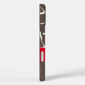 Giraffe Patroon Gedrukt Lint Faux Crystal Case-Mate iPhone Case (Achterkant / Rechts)