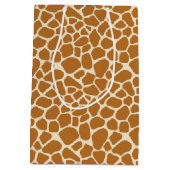 Giraffe Patroon Gift Bag Medium Cadeauzakje (Achterkant)