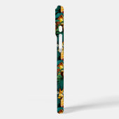 Giraffe Patroon in een groene bladvormige Oerwoud Case-Mate iPhone Case (Achterkant / Links)