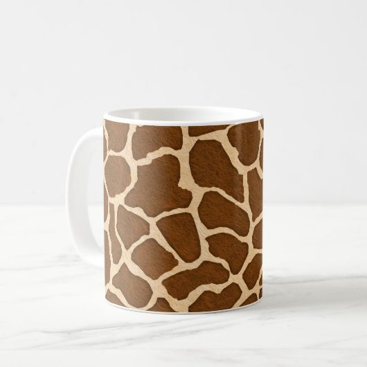 Giraffe Patroon Koffiemok (Voorkant links)