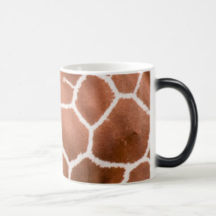 Giraffe patroon magische mok