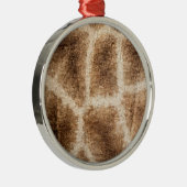 Giraffe patroon metalen ornament (Rechts)