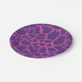 Giraffe Patroon Papieren Bordje (Gekanteld)