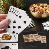 Giraffe patroon pokerkaarten (Insitu)