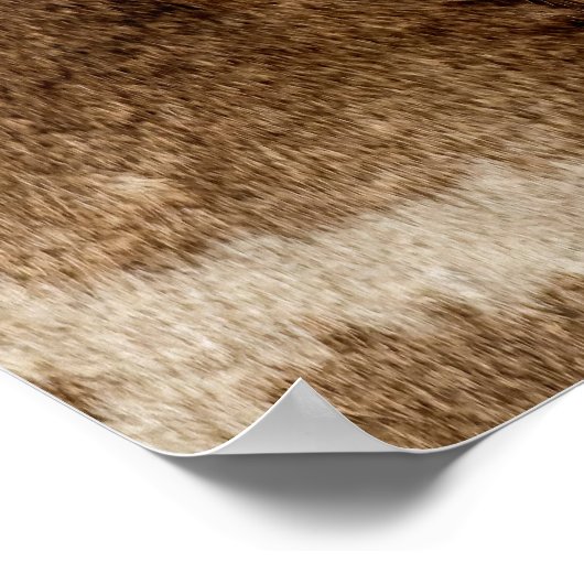 Giraffe patroon poster (Hoek)