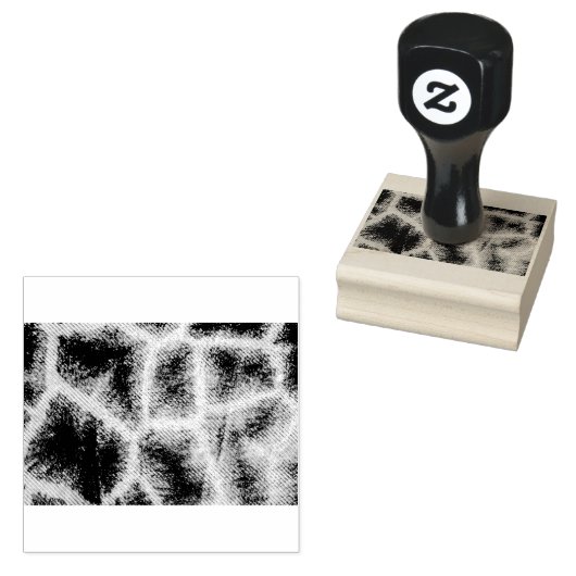 Giraffe patroon rubberstempel (Gestempeld)