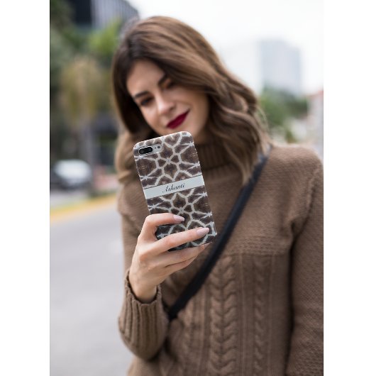 Giraffe patroon safari stijl aanpasbaar Case-Mate iPhone case