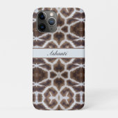 Giraffe patroon safari stijl aanpasbaar Case-Mate iPhone case (Achterkant)